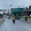 Situasi arus lalu lintas Simpang Gadog setelah pihak Satlantas Polres Bogor berlakukan kembali arus normal atau dua arah, Rabu (29/1)/Regi/Jabar Ekspres/