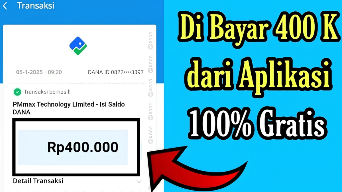 Aplikasi Penghasil Uang Membayar Rp400.000 di Tahun 2025, ini Caranya Aplikasi Penghasil Uang Membayar Rp400.000 di Tahun 2025, ini Caranya