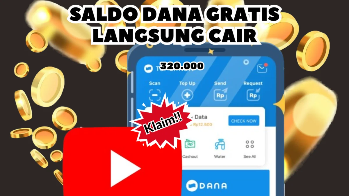 Cuma Nonton Dapat Saldo DANA Gratis Lansung Cair Hingga Rp320.000 Ke Rekening Cuma Nonton Dapat Saldo DANA Gratis Lansung Cair Hingga Rp320.000 Ke Rekening