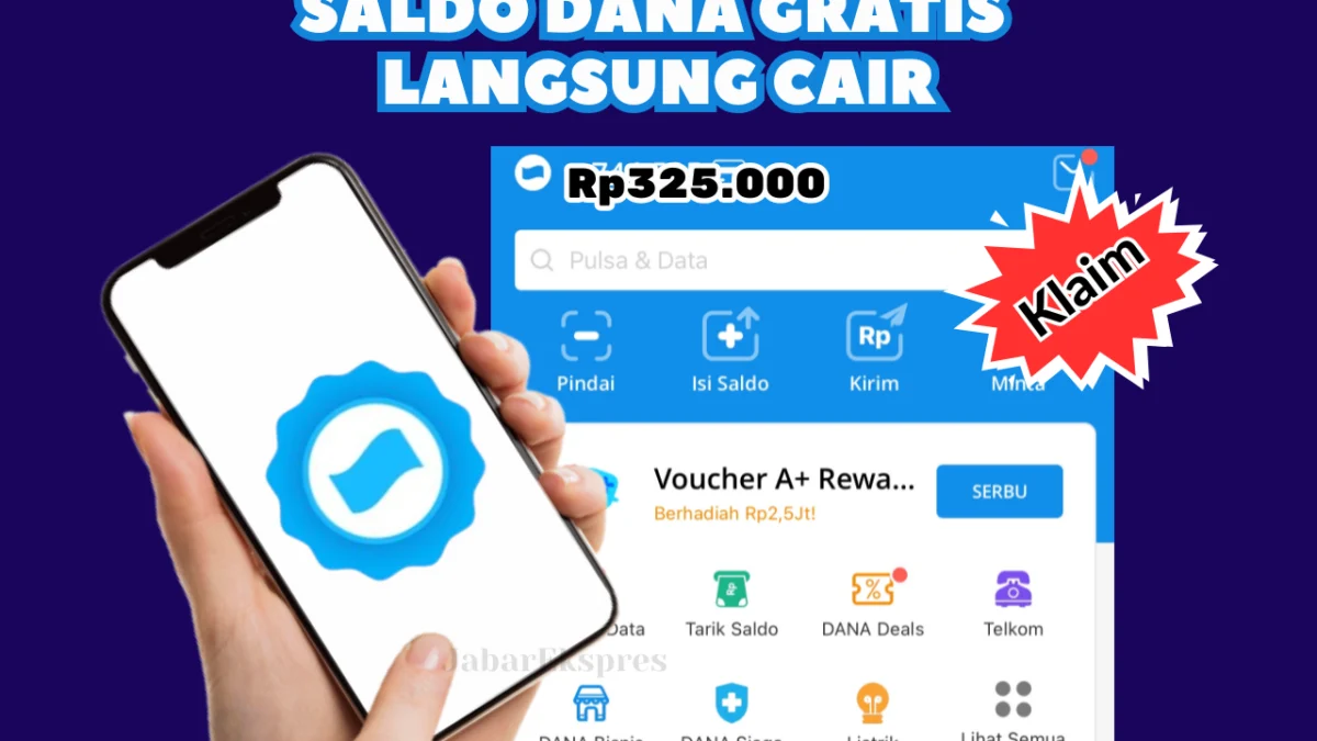 Pakai Hp Cairkan Rp325.000 Saldo DANA Gratis Langsung Ke Akun Pengguna