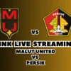 LINK Live Streaming Malut United vs Persik Hari Ini, Pekan Ke-20 di BRI Liga 1 2024/2025