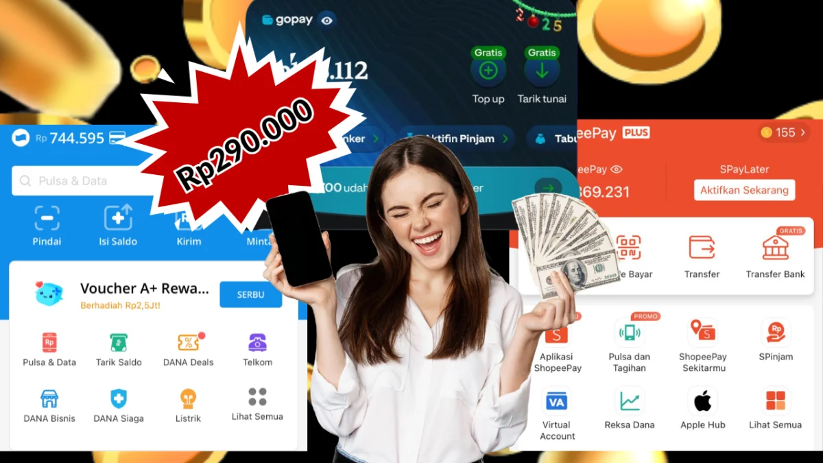 Kesempatan Emas Dapat Saldo Dompet Digital Hingga Rp290.000 Lewat Game Penghasil Uang