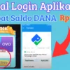 Modal Login Aplikasi Dapat Saldo Gratis hingga Rp90.000 Langsung Cair ke Akun DANA