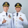Wali Kota Bogor, Dedie A. Rachim dan Wakilnya, Jaenal Mutaqin. (Yudha Prananda / Jabar Ekspres)