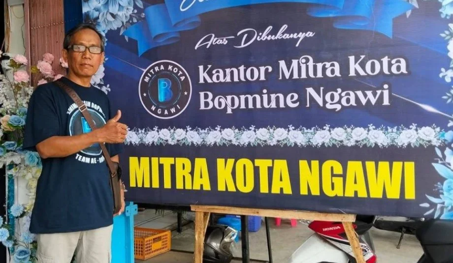 Salah satu mitra Kota dari aplikasi penghasil uang BopMiner dari Ngawi.