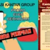 Aplikasi Kantar Group yang sedang menggelar even berhadiah.