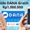Saldo DANA gratis Hingga Rp1.000.000 dari jawab Survey.