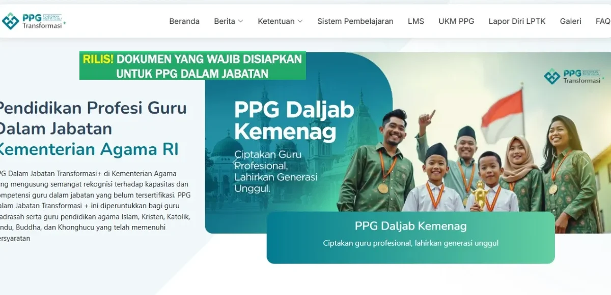 Dokumen RPL yang Wajib Disiapkan PPG Kemenag 2025 Dokumen RPL yang Wajib Disiapkan PPG Kemenag 2025