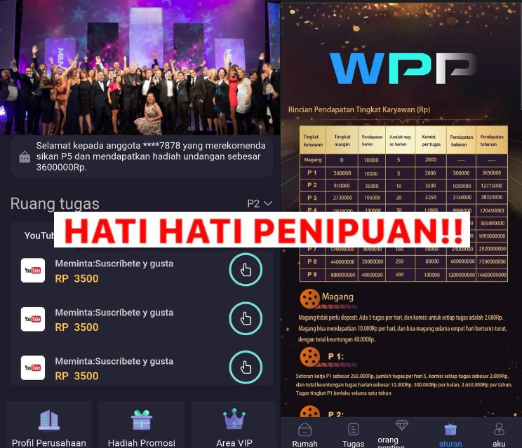 Apakah Benar Aplikasi WPP Penghasil Uang atau Modus Penipuan?
