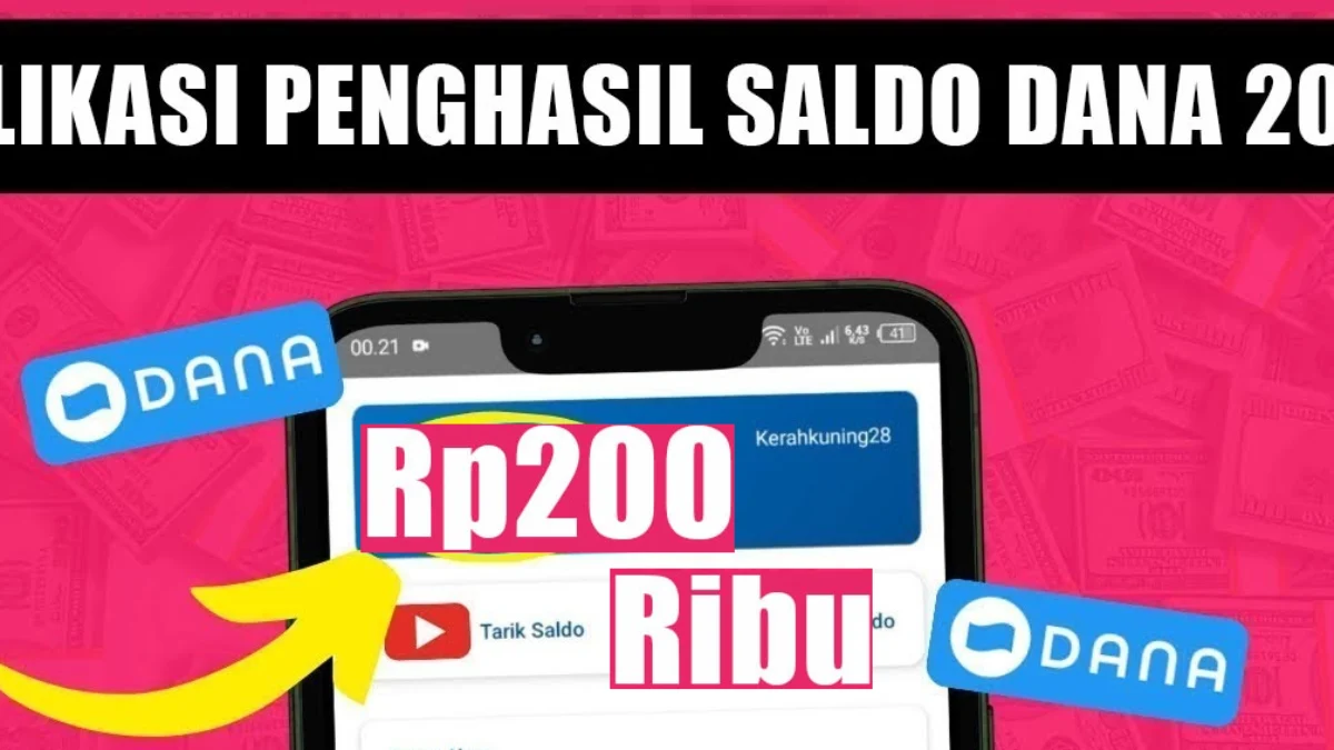 4 Aplikasi Penghasil Saldo Dana Tercepat 2025, Langsung Dapat Rp200 Ribu Aplikasi Penghasil Saldo Dana Tercepat 2025, Langsung Dapat Rp200 Ribu