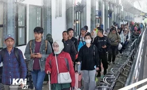 ILUSTRASI pemesana tiket KA Tambahan sduah mulai dibuka.