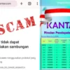 Aplikasi Kantar yang sudah tidak bisa diakses lagi websitenya