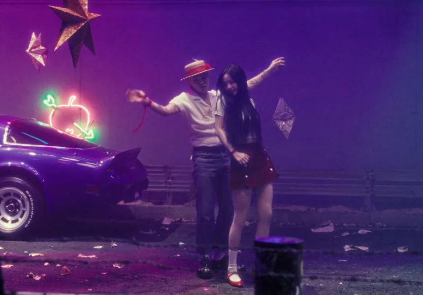 Potongan MV lagu baru G-Dragon Too bad bersama Karina aespa. (Youtube @Official GDRAGON)