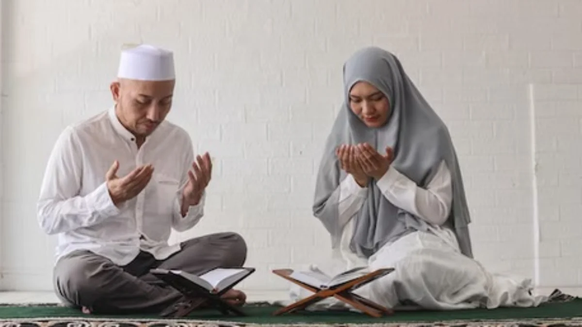 ILUSTRASI doa setelah sholat taraweh. (freepik)