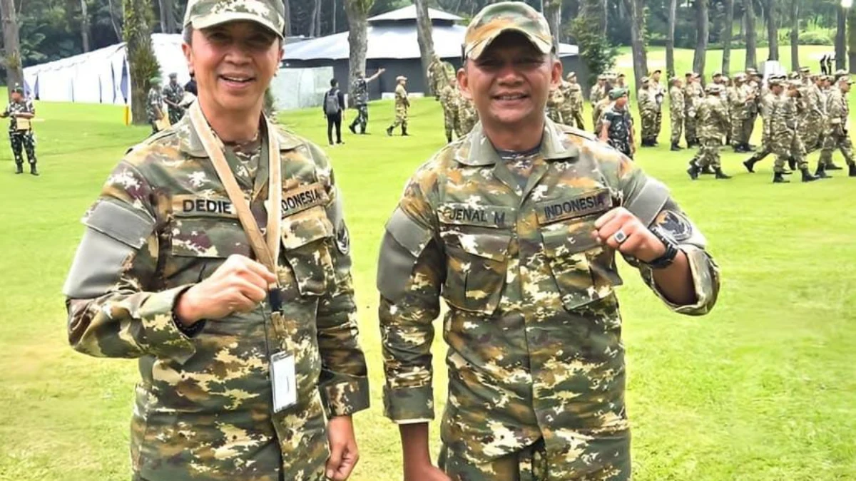 Wali Kota Bogor, Dedie A. Rachim bersama Wakilnya, Jenal Mutaqin dalam kegiatan Retreat di Akmil Magelang. (Yudha Prananda / Istimewa)