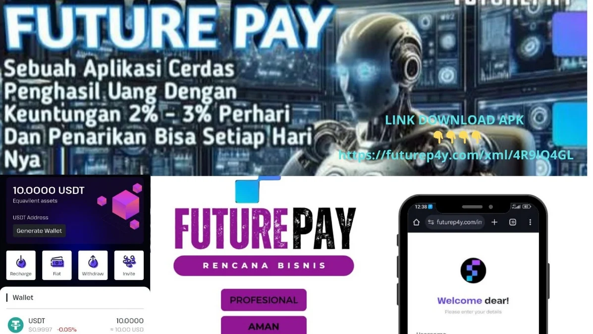Aplikasi penghasil uang FUTURE PAY yang disebut sebagai pengganti WPONE