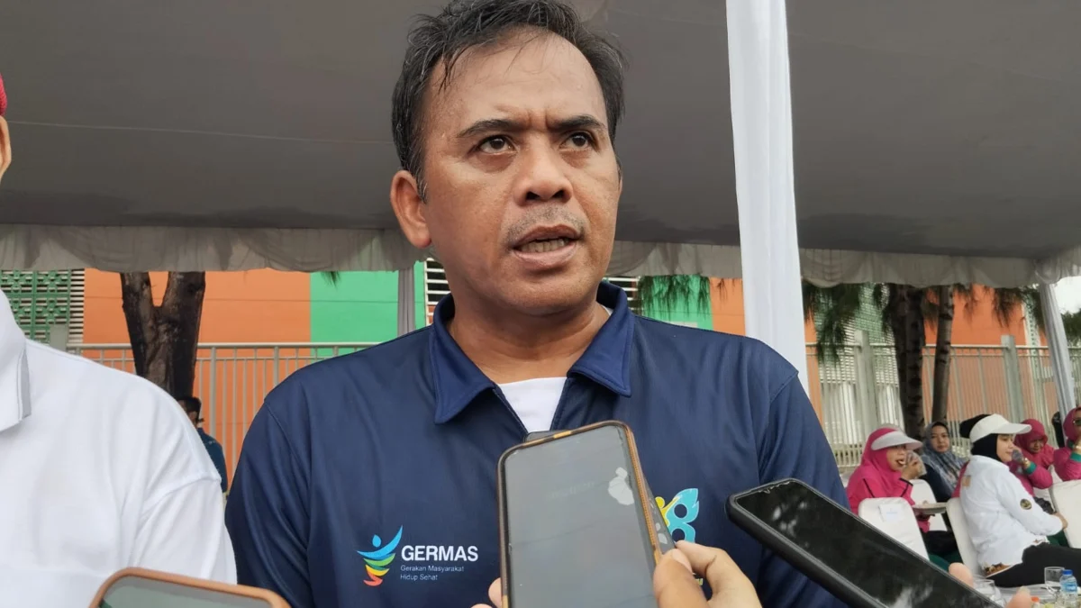 Keluarga Korban Gizi Buruk Meninggal Tak Punya Ongkos saat Berobat, Begini Tanggapan Dinkes Plt Kepala Dinkes Kabupaten Bogor saat memberikan keterangan kepada wartawan di area Gor Pakansari, Cibinong, Kabupaten Bogor, Minggu (2/2).