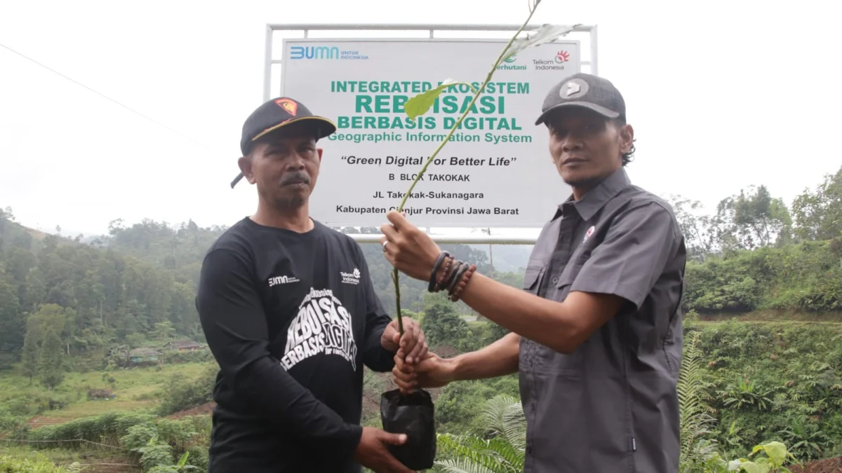 Bentuk kepedulian Telkom pada pelestarian lingkungan.