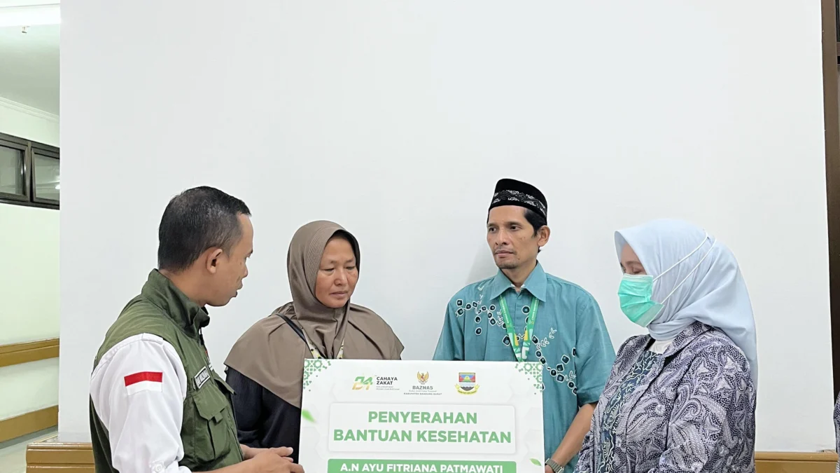 BAZNAS Jabar Bantu Pengobatan Korban KDRT di KBB