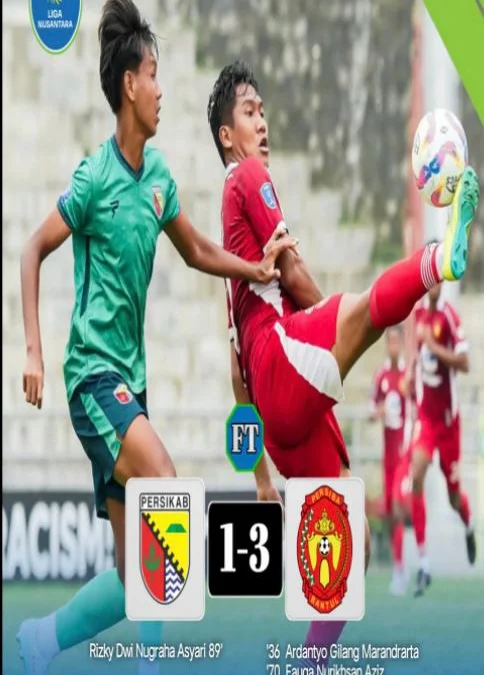 PNM Liga Nusantara 2024/2025: Kalahkan Persikab, Persiba Pimpin Grup J Babak Playoff Degradasi