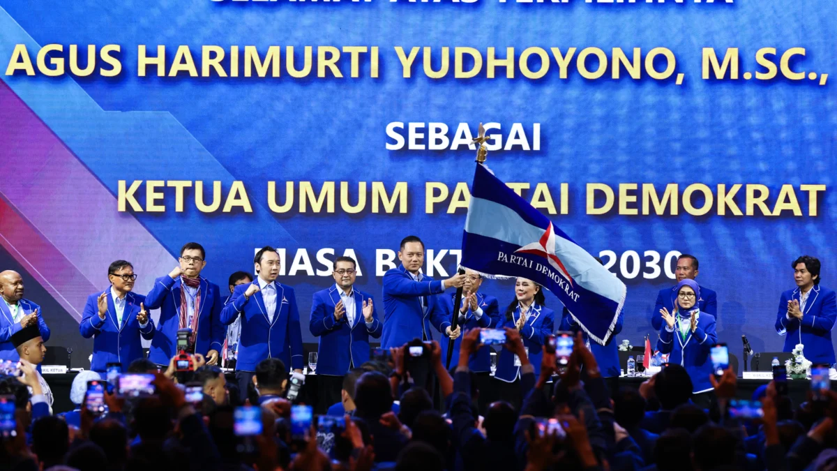 Kongres VI Partai Demokrat, AHY Ketua Umum 2025-2030 Kongres Partai Demokrat VI memutuskan Agus Harimurti Yudhoyono ( AHY ) untuk kembali menjabat sebagai Ketua Umum periode 2025-2030.