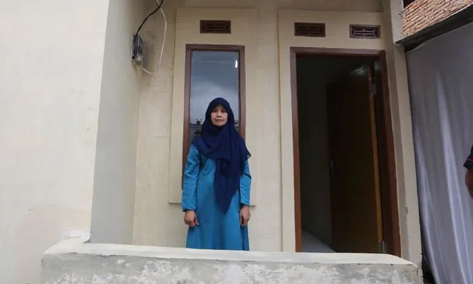 Ilustrasi penerima bantuan rumah. (Dok. Jabar Ekspres)