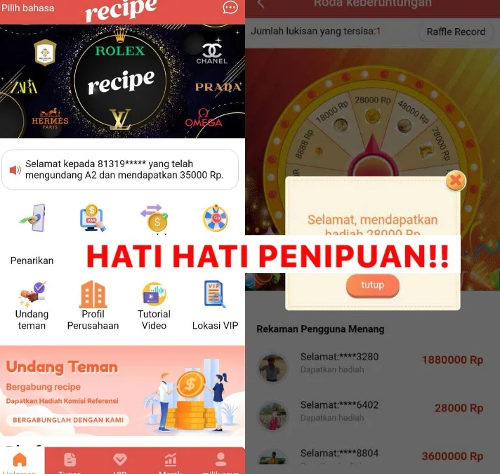 Benarkah Aplikasi REC Penghasil Uang atau Investasi Bodong?