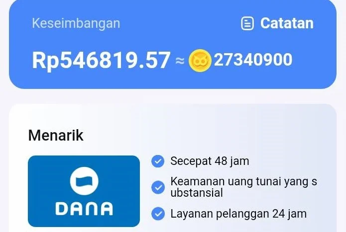Aplikasi Penghasil Uang Lokal ini, Diklaim Terbukti Bisa Tarik SALDO DANA Rp 150.000 Untuk menambah pendapatan, Aplikasi Penghasil Uang saat ini jadi alternatif bisa menambah rekening di Saldo Dana dengan kerjakan tugas ringan