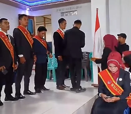 Pelantikan kapten dari member Aplikasi WFL. (Facebook @doriz Rijal Putra)