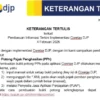KETERANGAN TERTULIS terkait Pembaruan Informasi Terkini Implementasi Coretax DJP