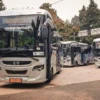 Ilustrasi: Sejumlah armada BisKita Trans Pakuan terparkir di Terminal Ciparigi, Kecamatan Bogor Utara, Kota Bogor beberapa waktu lalu. (Yudha Prananda / Jabar Ekspres)
