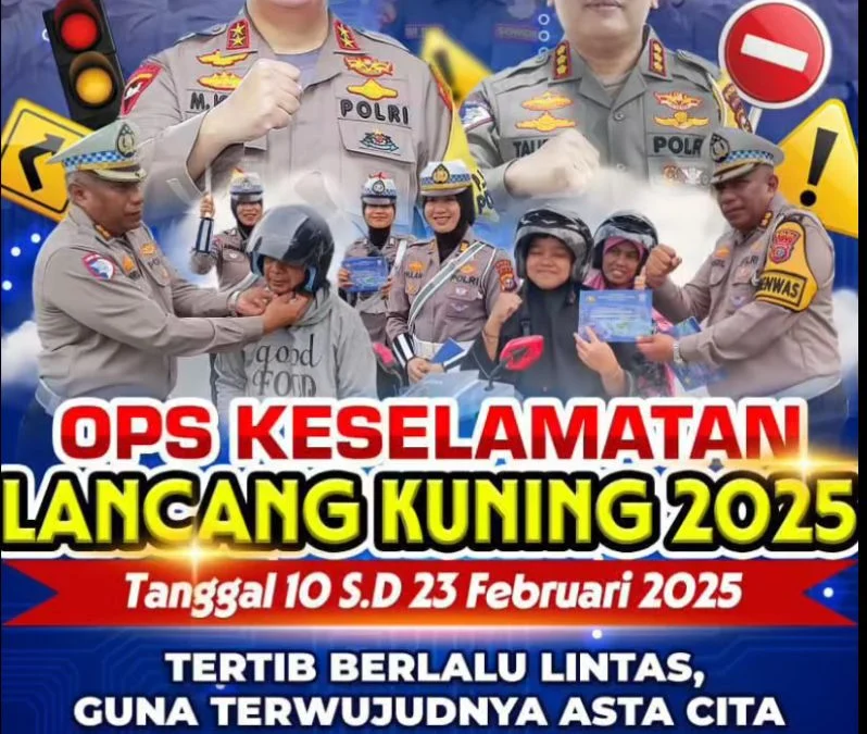9 Target OPERASI KESELAMATAN LANCANG KUNING 2025 di Wilayah Polda Riau, Cek Jadwalnya