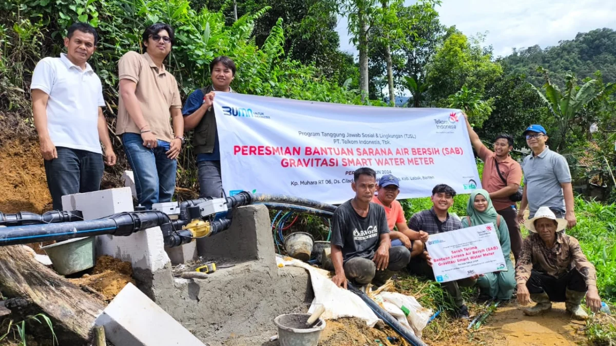Bagian dari Implementasi ESG, Telkom Salurkan Bantuan Sanitasi Air Bersih ke 232 Lokasi di Seluruh Indonesia