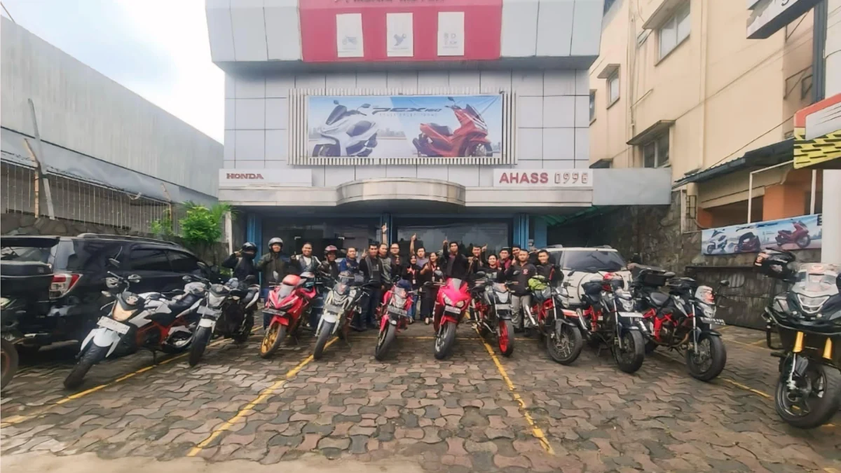 Honda Bogor StreetFire Club (HBSC) Gelar Touring Wajib dan Lantik Anggota Baru