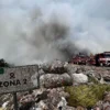 Imbas dari melebihi batas daya tampung, TPA Sarimukti sempat alami kebekaran pada tahun 2023 lalu. Dok Jabar Ekspres/wit