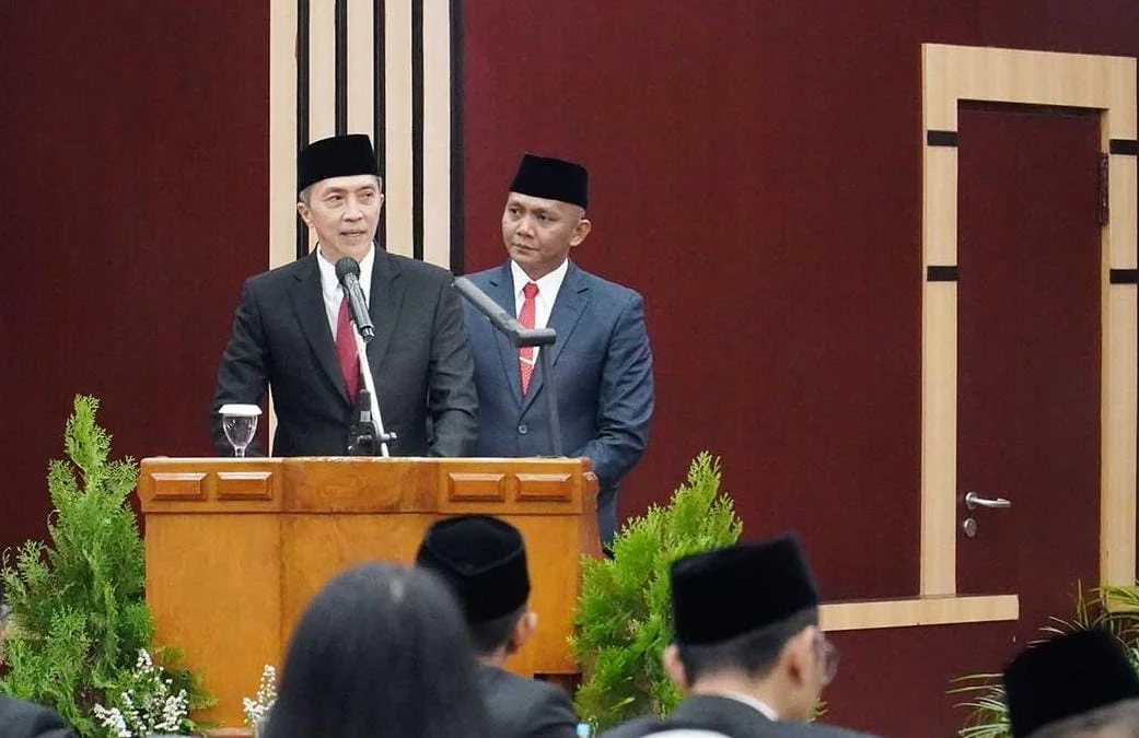 Wali Kota Bogor, Dedie A. Rachim dan wakilnya Jenal Mutaqin. (Yudha Prananda / Jabar Ekspres)