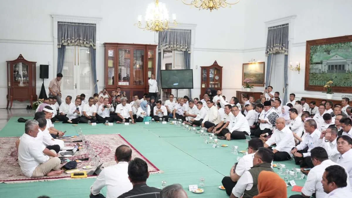 Sekda Kabupaten Bogor, Ajat Rochmat Jatnika bahas program Pemprov Jabar/istimewa/