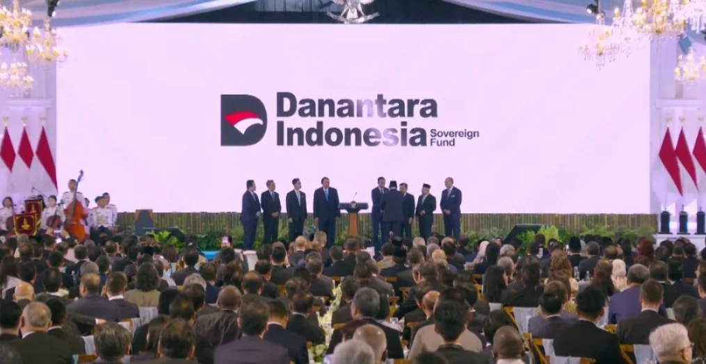 Peluncuran Danantara di Jakarta, Senin (24/2/2025). (Tangkapan Layar Youtube / Sekretariat Presiden)