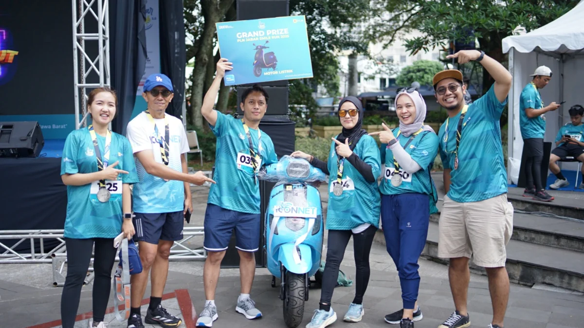 PLN Icon Plus Sukses Dukung Gelaran PLN Jabar Smile Run 2025, Ajang Charity dalam Fun Run Activity.