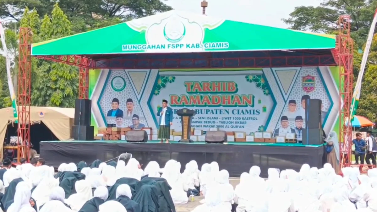 Gema doa dan literasi Al-Qur'an sambut Ramadan di Ciamis/Foto:Cecep Herdi/