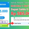 Cuma MAIN 1 Hari Terkumpul Saldo Rp585.000 dengan Aplikasi Penghasil Saldo DANA 2025 Cuma MAIN 1 Hari Terkumpul Saldo Rp585.000 dengan Aplikasi Penghasil Saldo DANA 2025