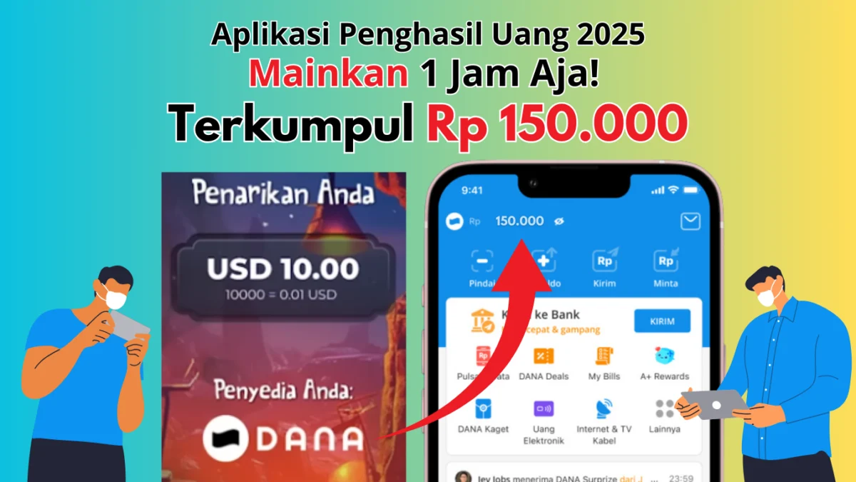 Dalam Waktu 1 Jam Sudah Terkumpul Saldo Rp150.000 di Aplikasi Penghasil Uang Terbaru 2025