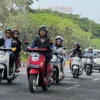 Scoopy Girl Time Bikers Wanita Kompak City Rolling Penuh Gaya