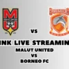 LINK Live Streaming Malut United vs Borneo FC Malam Ini, Pekan Ke-22 di BRI Liga 1 2024/2025