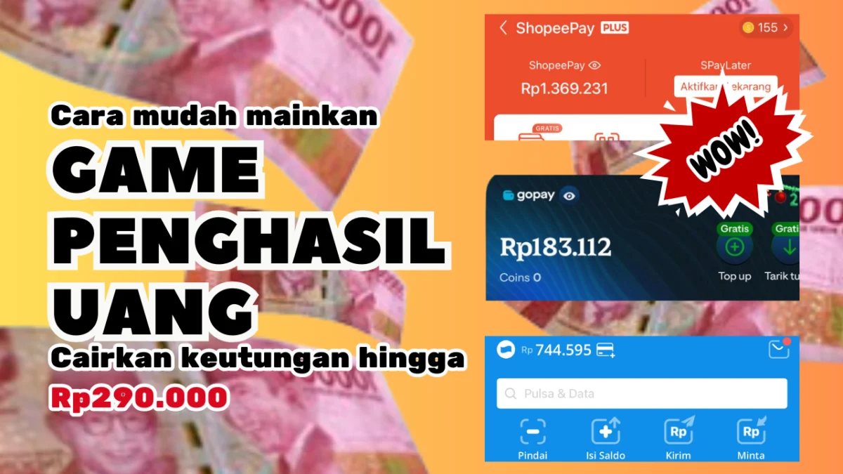 Cara Menghasilkan Uang Rp290.000 Install Game Penghasil Uang Tercepat di 2025 Cara Menghasilkan Uang Rp290.000 Install Game Penghasil Uang Tercepat di 2025