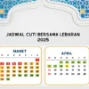 Kapan Cuti Bersama Lebaran Idul Fitri? Ini Daftar Libur Bulan Maret - April 2025 Lengkap