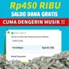 Cuma Dengerin Musik Dapat Saldo DANA Gratis hingga Rp450.000, Mau? Ini Caranya