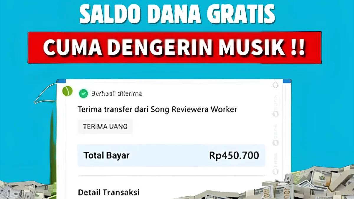 Cuma Dengerin Musik Dapat Saldo DANA Gratis hingga Rp450.000, Mau? Ini Caranya