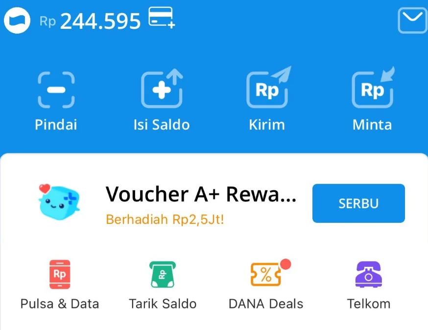 Tarik Saldo DANA Gratis Langsung Cair hingga Rp244.000 di Tahun 2025, ini Caranya Tarik Saldo DANA Gratis Langsung Cair hingga Rp244.000 di Tahun 2025, Begini Caranya