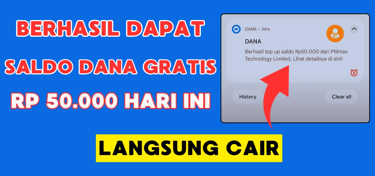 Hari ini Dapat Saldo DANA Gratis Rp50.000 dari Aplikasi Uang Viral Terbaru 2025
